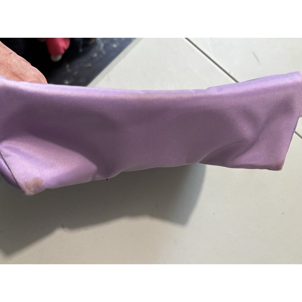 Vtg Kate Spade Nylon Purple Lavender Shoulder Bag - Picture 3 of 4